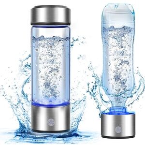 Portable Hydrogen Water Bottle Generator - Silver